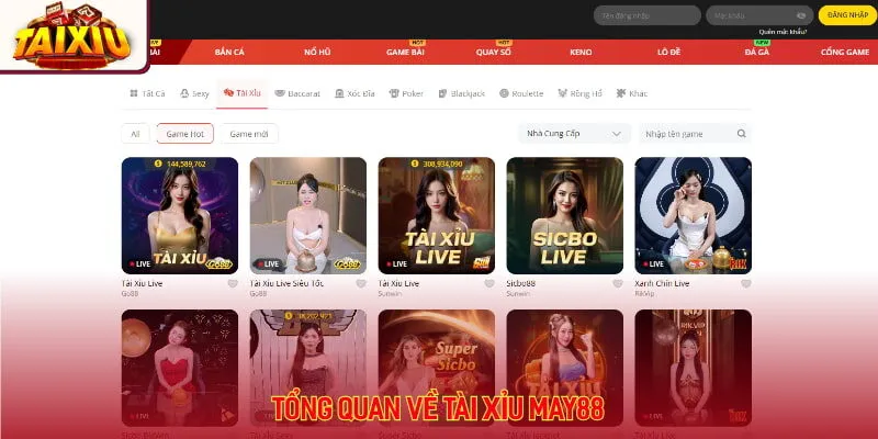 Giới thiệu khái quát về nhà cái tài xỉu May88